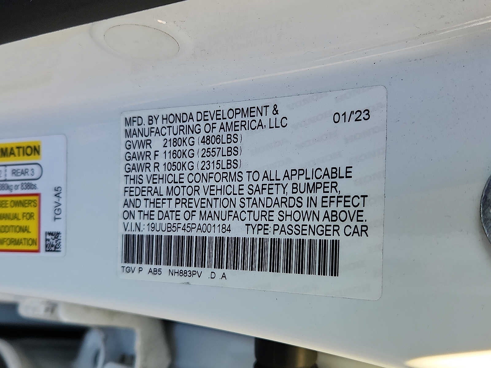 2023 Acura TLX w/Technology Package