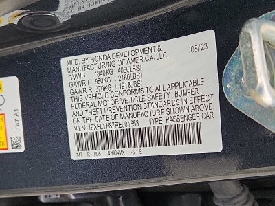 2024 Honda Civic Hatchback Sport Touring