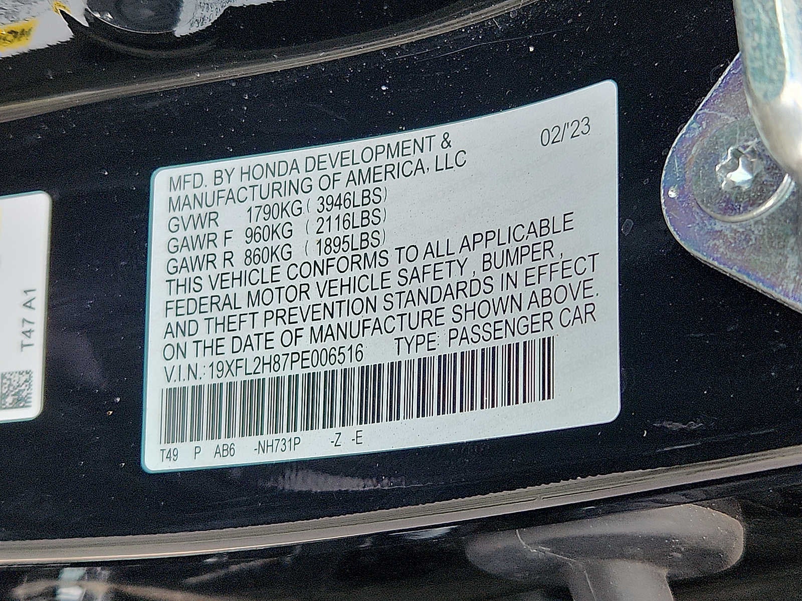 2023 Honda Civic Hatchback Sport