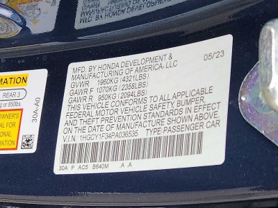 2023 Honda Accord EX