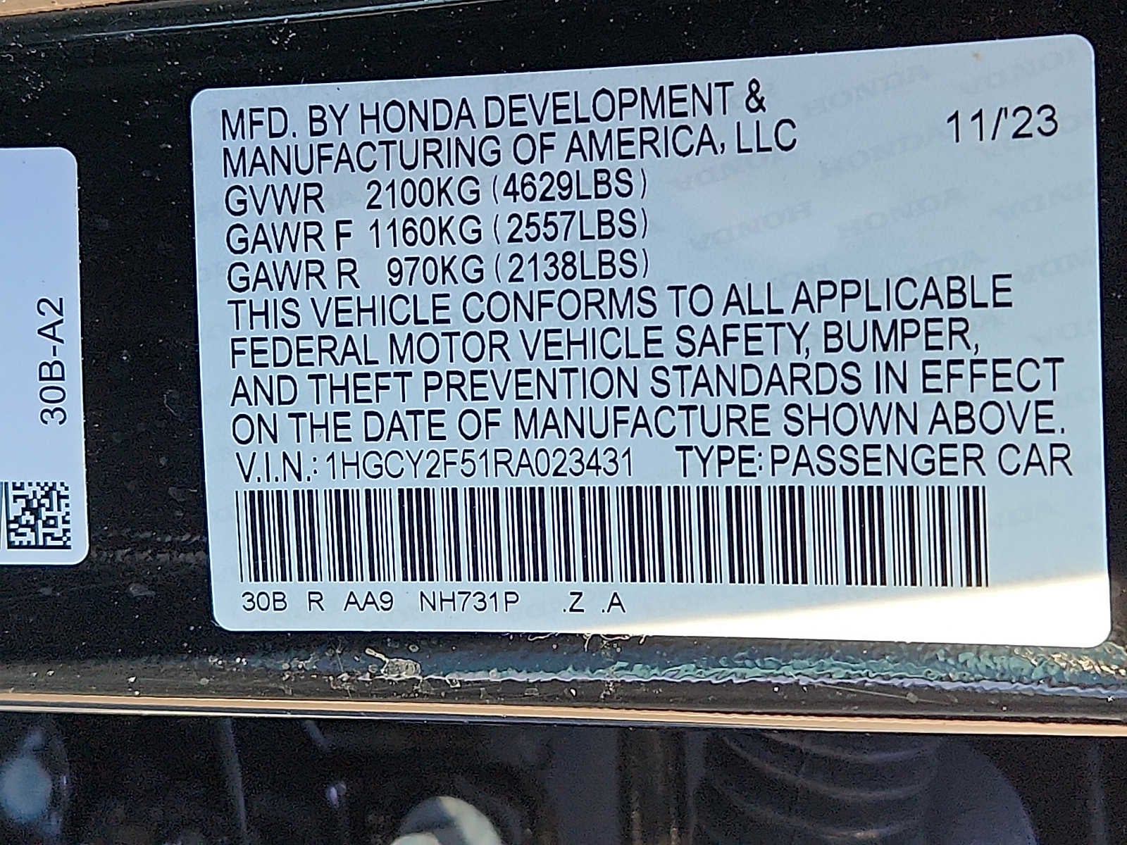 2024 Honda Accord Hybrid Sport