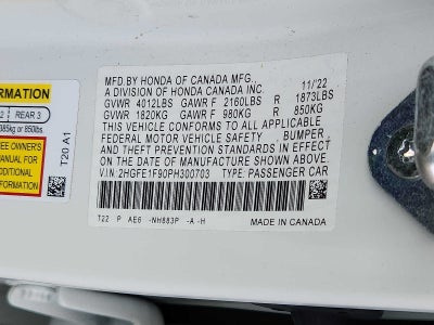 2023 Honda Civic Touring