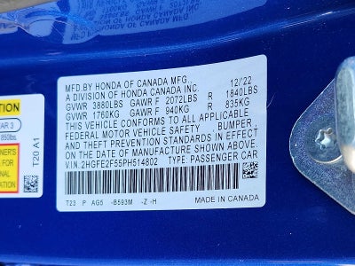 2023 Honda Civic Sport