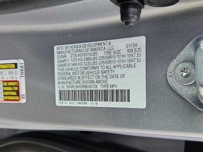 2024 Honda Odyssey Elite