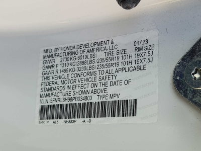 2023 Honda Odyssey Elite