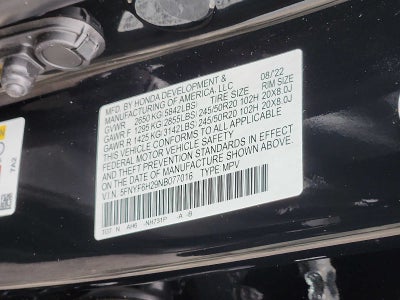 2022 Honda Pilot Special Edition