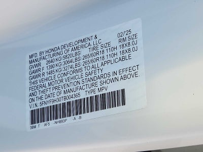 2026 Honda Passport RTL Towing