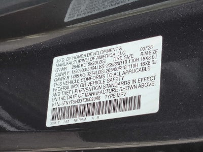 2026 Honda Passport RTL