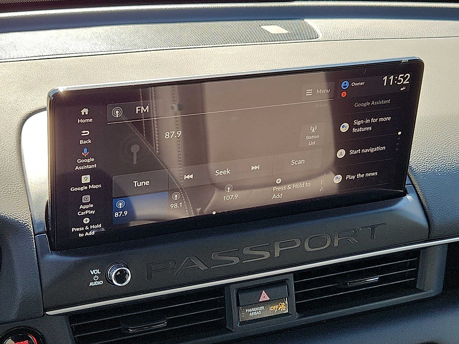 2026 Honda Passport RTL Towing