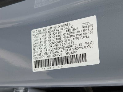 2026 Honda Passport RTL Towing