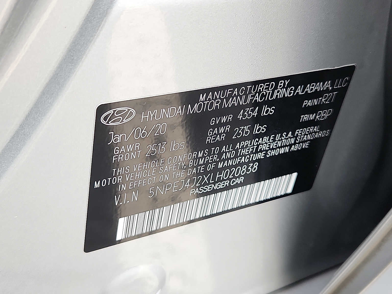 2020 Hyundai Sonata SEL Plus