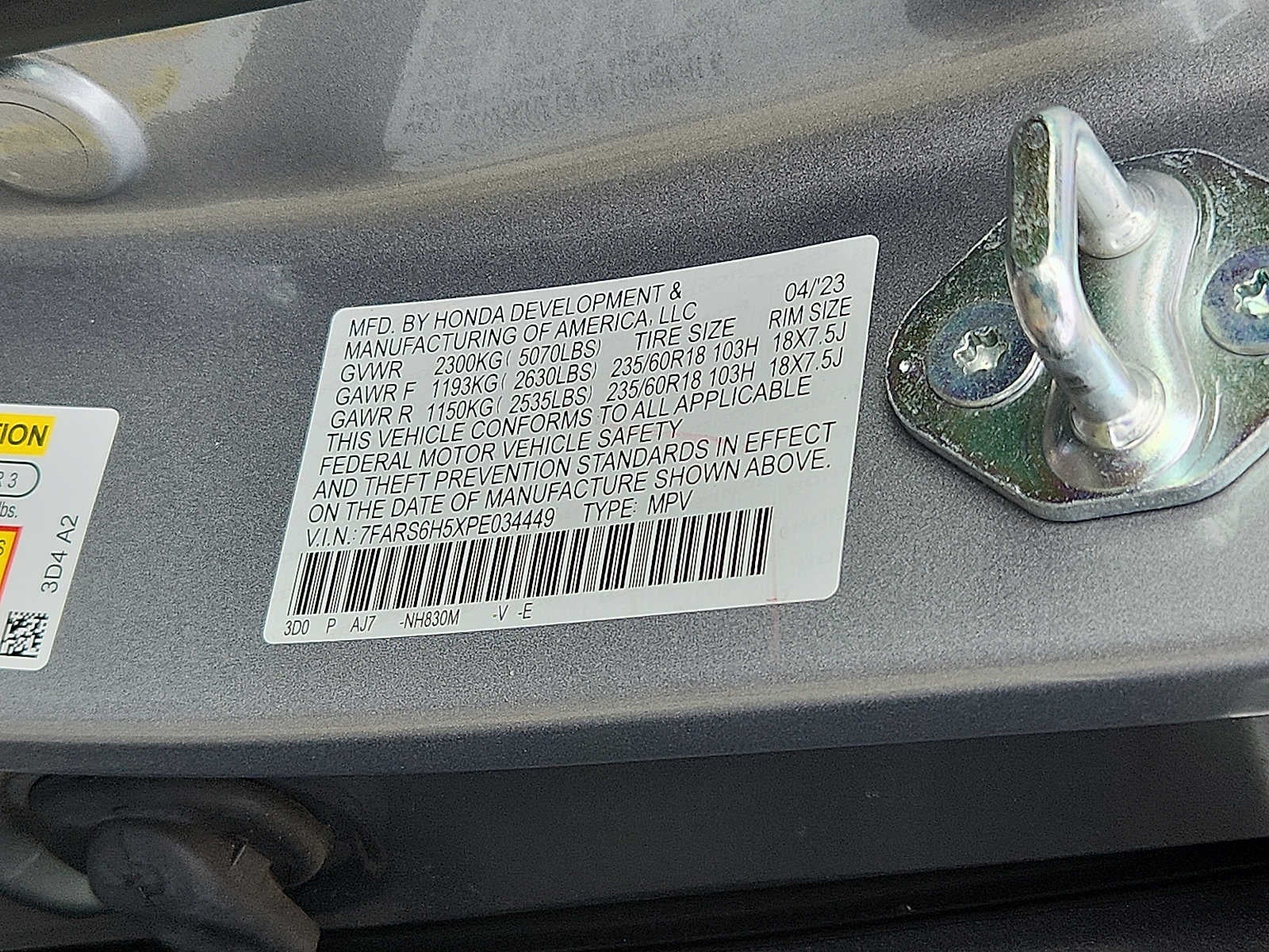 2023 Honda CR-V Hybrid Sport