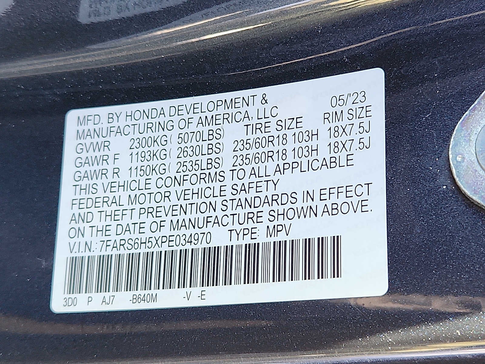 2023 Honda CR-V Hybrid Sport