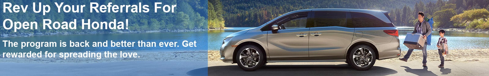 Click. Refer. Earn. at Open Road Honda in Edison NJ